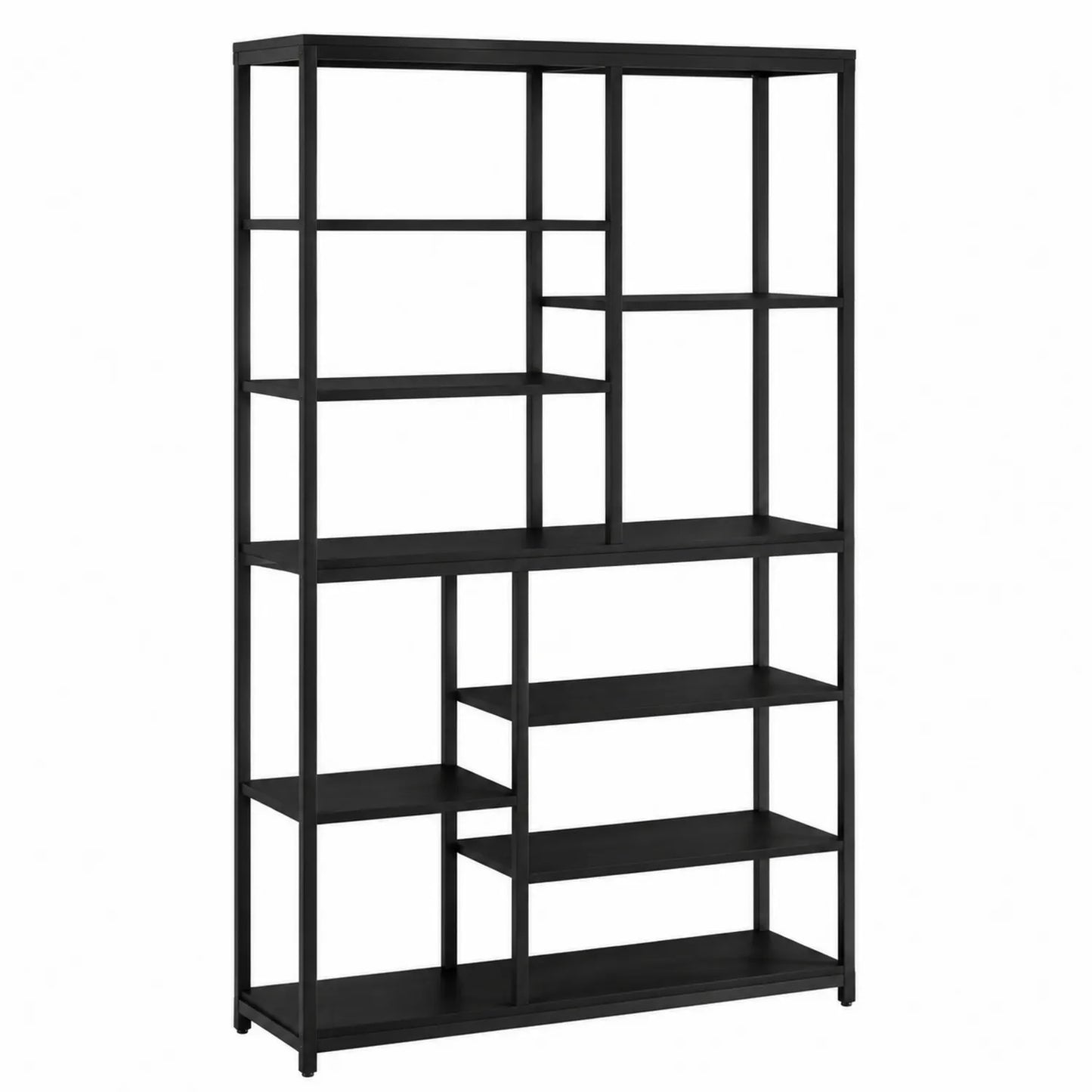 Étagère en métal noir 180x120x35 cm